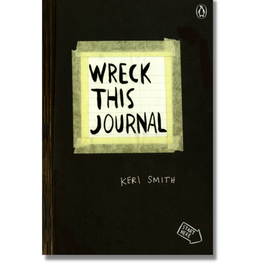 Wreck This Journal (Black) Expanded Edition by Keri Smith (Paperback)(NEW)
