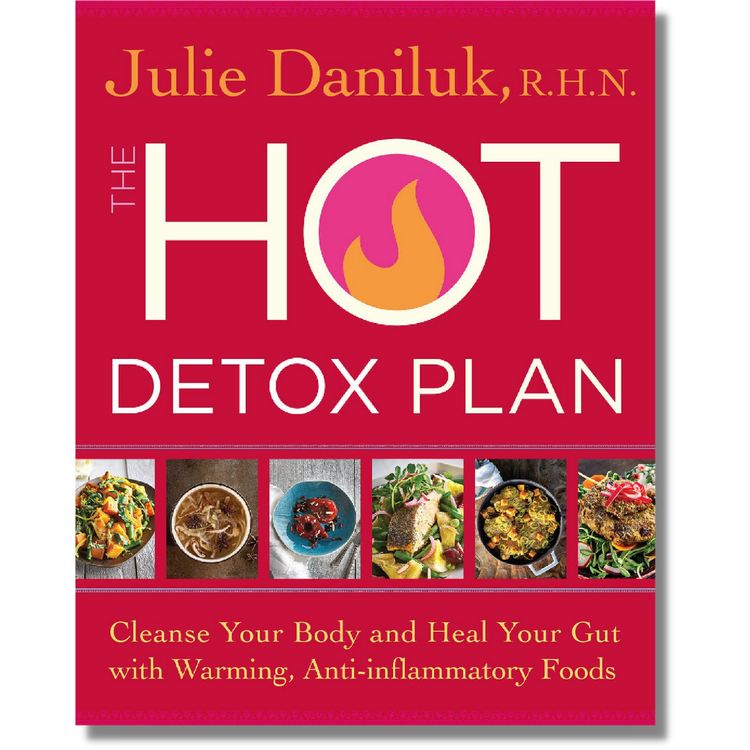 The Hot Detox Plan: Cleanse Your Body and Heal Your Gut with Warming, Anti-Inflammatory Foods by Julie Daniluk, R.H.N. (Paperback)(NEW)