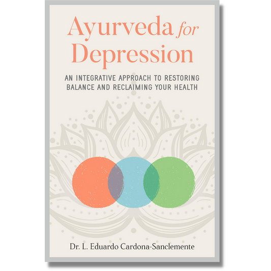 Ayurveda for Depression: An Integrative Approach to Restoring Balance & Reclaiming Your Health by Dr. L. Eduardo Cardona-Sanclemente (Paperback)(USED-LIKE NEW)