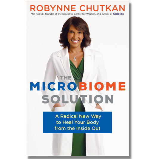 Microbiome Solution:  A Radical New Way to Heal Your Body from the Inside Out by Robynne Chutkan, M.D. (Hardcover)(USED--Like New)(Audiobook)